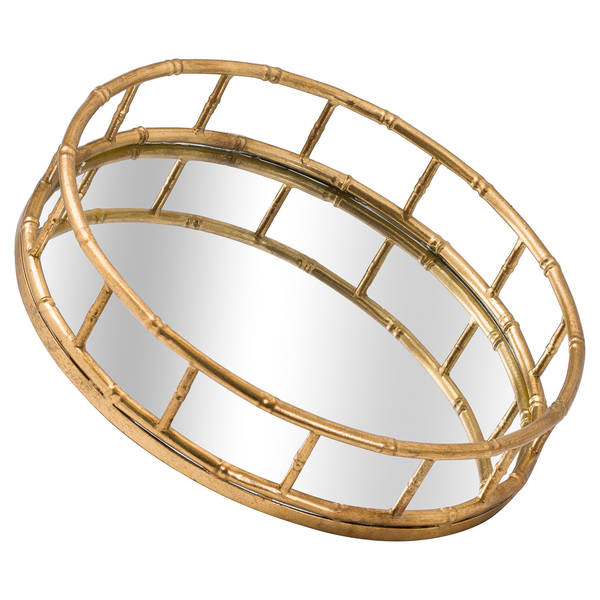 Set Of 2 Detailed Circular Trays - Thumb 3