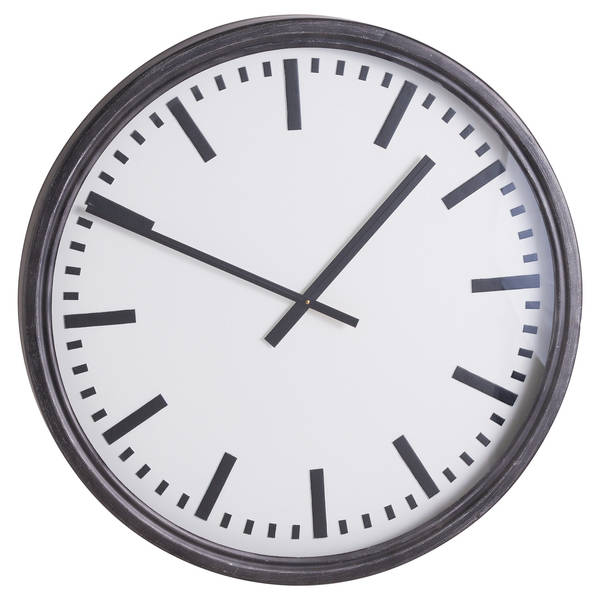 Large Black Station Clock - Thumb 1