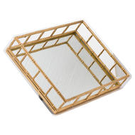 Set Of 2 Detailed Rectangular Trays - Thumb 2