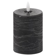 Luxe Collection Natural Glow 3x4 Black LED Candle - Thumb 1