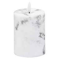Luxe Collection Natural Glow 3x4 Marble Effect LED Candle - Thumb 1