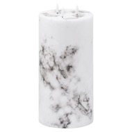 Luxe Collection Natural Glow 6x12 Marble Effect LED Candle - Thumb 1