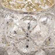 Medium Silver Foil Votive Candle Holder - Thumb 2