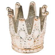 The Noel Collection Burnished  Crown Tealight Holder - Thumb 1