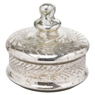 Silver Foil Effect Large Trinket Jar - Thumb 1