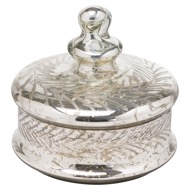 Silver Foil Effect Large Trinket Jar - Thumb 1