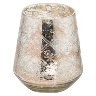 Large Silver Foil Decorative Vase - Thumb 1