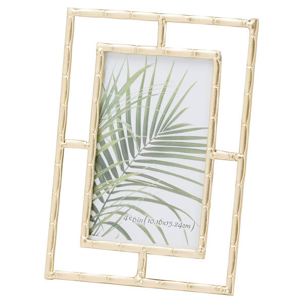 Gold Open Edge Photo Frame 6X4 - Thumb 1