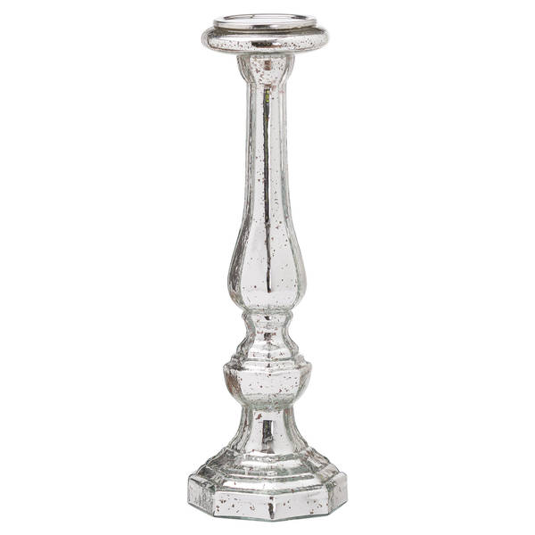 Tall Metallic Hexagonal Candle Pillar - Thumb 1
