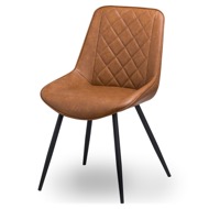 Oslo Tan Dining Chair - Thumb 1