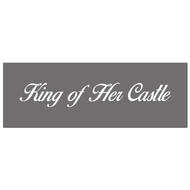 King Of Her Castle Silver Foil Plaque - Thumb 1