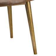 Havana Gold Circular Dining Table - Thumb 3