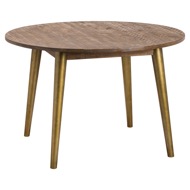 Havana Gold Circular Dining Table - Thumb 1