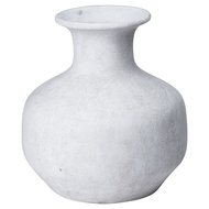 Darcy Squat Stone Vase - Thumb 3