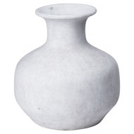 Darcy Squat Stone Vase - Thumb 1