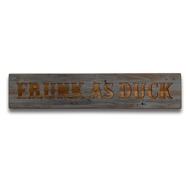 Frunk Grey Wash Wooden Message Plaque - Thumb 1