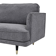 Richmond Grey Large Sofa - Thumb 2