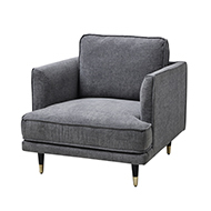 Richmond Grey Large Arm Chair - Thumb 1