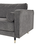 Hampton Grey Large Sofa - Thumb 2