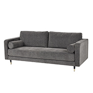 Hampton Grey Large Sofa - Thumb 1
