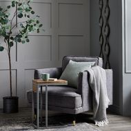 Hampton Grey Large Arm Chair - Thumb 5