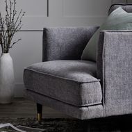 Hampton Grey Large Arm Chair - Thumb 6