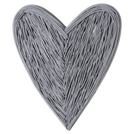 Large Grey Willow Branch Heart - Thumb 1
