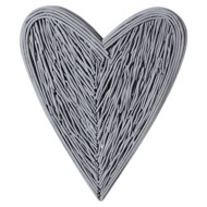 Grey Willow Branch Heart - Thumb 1