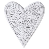 Small White Willow Branch Heart - Thumb 1