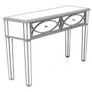Paloma Collection Mirrored Two Drawer Console - Thumb 1