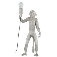 Chip The Monkey Standing Silver Table Lamp - Thumb 1