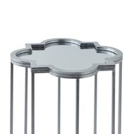 Quarter Foil Mirrored Set Of Two Side Tables - Thumb 3