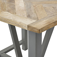 Nordic Grey Collection Square Dining Table - Thumb 2