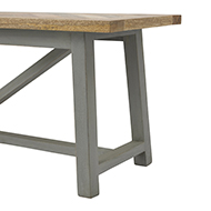 Nordic Grey Collection Dining Bench - Thumb 2