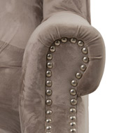 Chelsea Button Pressed Wing Chair - Thumb 2
