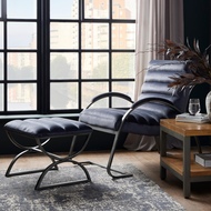 Grey And Silver Ribbed Ark Chair - Thumb 6