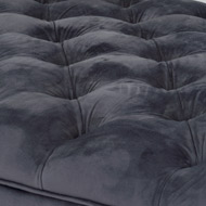 Knightsbridge Button Pressed Ottoman - Thumb 2
