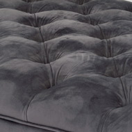 Knightsbridge Button Pressed Ottoman - Thumb 3
