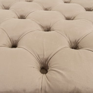 Chelsea Button Pressed Ottoman - Thumb 3