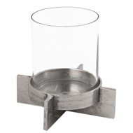 Farrah Collection Silver Large Candle Holder - Thumb 1