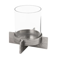 Farrah Collection Silver Candle Holder - Thumb 1