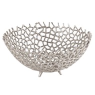 Farrah Collection Silver Large Decorative Bowl - Thumb 1