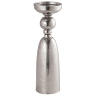 Farrah Collection Silver Extra Large Pillar Candle Holder - Thumb 1