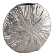 Farrah Collection Silver Textured Medium Vase - Thumb 1