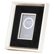 Antiqued Pewter Deep Framed  Black Velvet 4X6 Photo Frame - Thumb 1