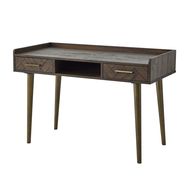 Havana Gold 2 Drawer Desk - Thumb 1