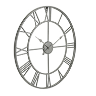 Silver Skeleton Wall Clock - Thumb 1