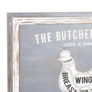 Butchers Cuts Chicken Wall Plaque - Thumb 2