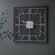 Williston Grey Square Wall Clock - Thumb 4