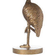 Florence The Flamingo Gold Lamp With Emerald Velvet Shade - Thumb 3